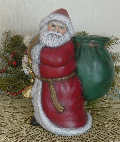 Schrühware,Keramik zum Bemalen,Glasieren,Winter,Weihnachten,Santa