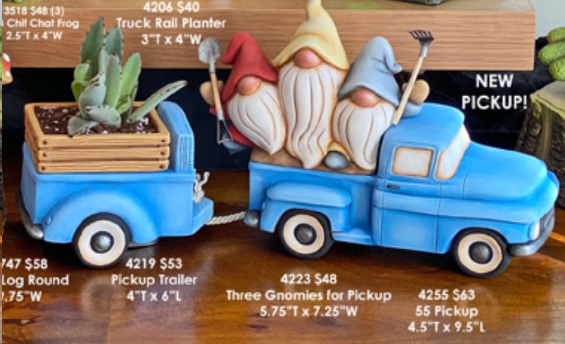 Fahrzeuge - Pickups - Trucks mit passendem Zubehör - ClayMagic-Gießformen für Ton