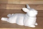 Preview: Liegender Hase – 24 cm lang – Schrühware