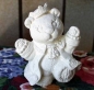 Preview: Weihnachtsbär – mit Krone – Tag 12 -  (ohne Basis) – ca. 10 cm hoch – Schrühware