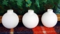 Preview: Christbaum-Kugeln im 3er-Set – je 9 cm – Schrühware