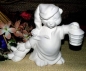 Preview: Teddy – schlafbereit – 18 cm hoch – Schrühware