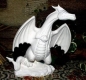 Preview: Drache – Wyvern – 23 cm hoch – Schrühware