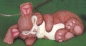 Preview: ALBERTAS-Gießform - neu - schlafender Knickohr-Hase - 25 cm lang - USA