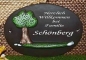 Preview: CARINA–Gießform – neu – Türschild mit Baum – 16,5 x 12 cm