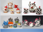 Preview: MAYCO-Gießform by ClayMagic -  neu – Dancing Creamer – 12,5 cm breit – 10 cm hoch -  USA