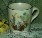 Preview: Keramik-Tasse  - Becher mit Wunschtext – Motiv: 1 x Hasen / Ostern