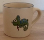 Preview: Keramik-Tasse - Becher mit Wunschtext – Motiv: 2 x Chamäleon