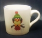 Preview: Keramik-Tasse  - Becher mit Wunschname – Motiv: Chilly Bird C