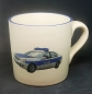 Preview: Keramik-Tasse  - Becher mit Wunschtext – Motiv: 1  x Polizeiauto