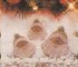 Preview: DONAS-Gießform - neu – GINGER SANTAS – Santa-Lebkuchen im 3er-Set – bis 9 cm hoch - USA