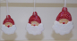 Preview: DONAS-Gießform - neu – GINGER SANTAS – Santa-Lebkuchen im 3er-Set – bis 9 cm hoch - USA