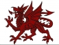 Preview: Decal – Drache – Red Dragon – 85 x 72 mm