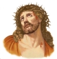 Preview: Keramik-Tasse - Becher mit Wunschname – Motiv: 1 x Jesus Christus – 60 mm