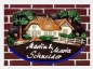 Preview: Keramik-Türschild – braun – Handarbeit - 17 x 12 cm – Landhaus