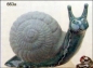 Preview: DUNCAN-Gießform - neu – Schnecke – Windlicht – 23 cm lang – USA