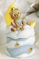 Preview: DUNCAN-Gießform - neu – Zähnchen-Dose – Teddy auf Wolken – 12,5 cm hoch – USA
