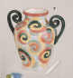 Preview: DUNCAN-Gießform - neu – Italien Vase – Italienische Vase – 20,3 cm hoch – USA