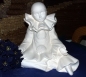 Preview: Pierrot – sitzend groß - 28 cm - Schrühware