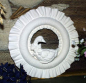 Preview: Stoffkranz mit Ente – 33 cm  Ø - Schrühware