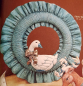 Preview: Stoffkranz mit Ente – 33 cm  Ø - Schrühware