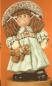Preview: GARE-Gießform - gebraucht - Button Buddy – Mädchen m.Teddybär – 31 cm hoch – RARITÄT - nicht mehr im Handel . Neuwert 112 € - sehr schöne Gießform