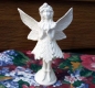 Preview: Winterelfe mit Schneeflocke – 16 cm hoch – Schrühware