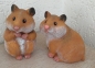 Preview: Hamster im 2er-Set - 9 und 10 cm hoch – Schrühware