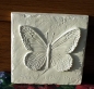 Preview: Wandkachel – Schmetterling – 15 x 15 cm – Schrühware