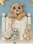 Preview: Teddy-Zaun für die Wand – Mitte - 29,2 x 22,9 cm – Schrühware