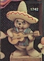 Preview: Mexican Boy Bear – Mexico-Teddy – 18 cm hoch – Schrühware