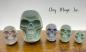 Preview: ClayMagic-Gießform - neu – GB Doom Skulls im 3er-Set – je 7 x 5,7 cm – die mittelgroßen auf den Fotos – USA