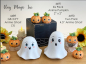 Preview: ClayMagic-Gießform - neu – Two Pack Anime Ghost im 2er-Set – je 11,4 x 11,4 cm  (ohne aufmontierte Kürbisse J-4491) – USA