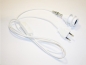 Preview: Kabel mit Schalter, Fassung und Gewinde – E14 – weiß – nicht montiert