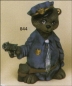 Preview: Teddy – Polizist – 18 cm hoch – Schrühware