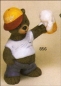 Preview: Biertrinker-Teddy – 18 cm hoch – Schrühware