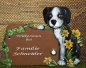 Preview: SCIOTO-Gießform - neu – Welcome-Schild – Hund – Welpe – 20 cm breit - USA