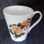 Preview: Keramik-Tasse - Becher mit Wunschname – Motiv: 1 x gelbe Rosen