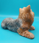 Preview: Hund – Yorkshire Terrier – 20 x 13 cm – Handarbeit aus Keramik – Unikat