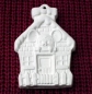 Preview: ALBERTAS–Gießform – gebraucht – Maus im Haus – Hänger – 9,2 cm – Design auf Vorder-​ und Rückseite - Neuwert 13,30 € - noch gute Form