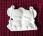 Preview: ALBERTAS–Gießform – neu – Mäuse auf Schaukel – Ornament – Hänger – 9,2 cm – Design auf Vorder-​ und Rückseite