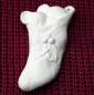 Preview: ALBERTAS–Gießform – neu – Mäuse in Strumpf – Ornament – Hänger – 9,2 cm – Design auf Vorder-​ und Rückseite