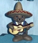 Preview: Mexican Boy Bear – Mexico-Teddy – 18 cm hoch – Schrühware