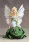 Preview: Elfe auf Frosch – 23 cm hoch - Schrühware