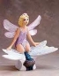 Preview: Elfe auf Libelle – 23 cm hoch – Schrühware