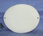 Preview: Türschild – Rohling – großes Oval – blank – mit Bohrlöchern – 19,5 x 24 cm - Schrühware