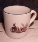 Preview: Keramik-Tasse  - Becher mit Wunschtext – Motiv: 2 x Reh mit Kitzen