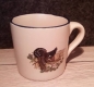 Preview: Keramik-Tasse - Becher mit Wunschname – Motiv: 2 x Auerhahn