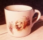 Preview: Keramik-Tasse - Becher mit Wunschname – Motiv: 1 x Golden Retriever – Hund