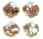 Preview: Keramik-Tasse  - Becher mit Wunschtext – Motiv: 1 x Kuh mit Kalb